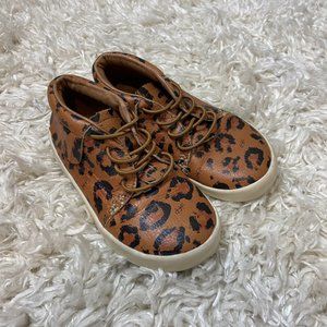 FRESHLY PICKED Cheetah Leopard Leather Fringe Slip On Sneaker 8